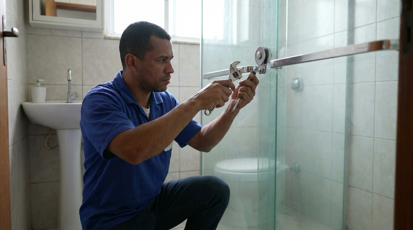 Manutenção e reparo de box de vidro perto de mim em Rio Verde‑GO